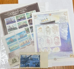 Mystic Stamp Ships of the World Collection Gambia, Grenadines, Palau, U.S. - MNH - Picture 1 of 7