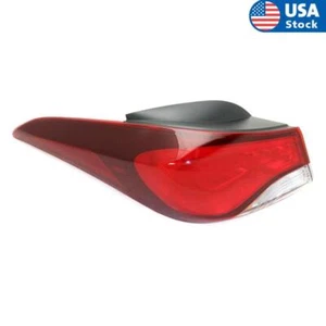 Driver Side Outer Tail Light #924013X230 HY2804130 For Hyundai Elantra 2014-2016 - Picture 1 of 6