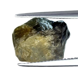 Certified 15.69ct Natural Unheated Multicolor Sapphire Kenyan Rough 15.6x10.6mm - Picture 1 of 8