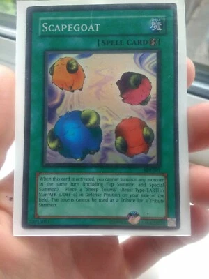 Scapegoat SDJ-041 Yu-Gi-Oh Magic Card, Rare used sleeved  - Photo 1/4