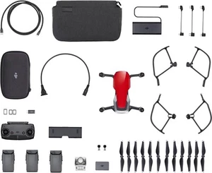 DJI Mavic Air - Flame Red Drone - Fly More COMBO - Picture 1 of 6