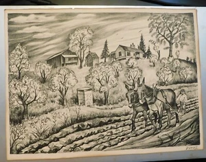 Joseph Vorst 1897-1947 important MO artist, Signed lithograph - Picture 1 of 2