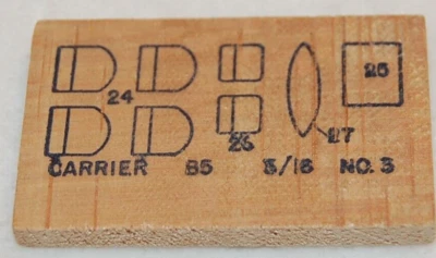 VINTAGE 1946 MONOGRAM AIRCRAFT CARRIER SHANGRI-LA BALSA KIT B5 SHEETS #1 & 3# - Image 1 of 4