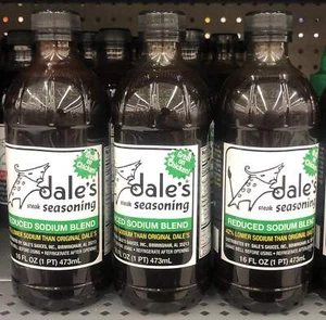 THREE BOTTLES Dale's Seasoning Reduced Sodium Steak Seasoning 16 oz Bottle Sauce - Picture 1 of 5