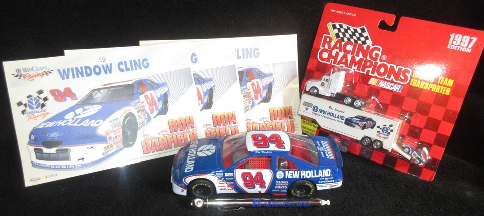1:87 NASCAR 94 Рон Барфилд гоночная команда транспортер микро автомобиль Ford New Holland - Изображение 1 из 4