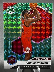 2020-21 Mosaic Basketball Patrick Williams debut NBA tarjeta de novato a radiocontrol verde Prizm - Imagen 1 de 2