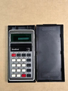 Bradford 8DPS Vintage Calculator in Hard Case - Very Clean & Working Great - Picture 1 of 6
