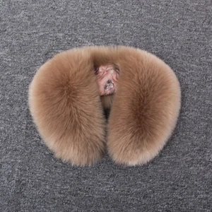 Faux Fur Collar Scarf Trim Winter Warm Furry Plush Retro Fake Collar Fashion - Picture 1 of 14