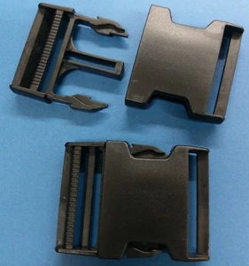 2" Seitenentriegelung verstellbare Schnallen, strapazierfähig mit 2" Gurtband - Bild 1 von 2