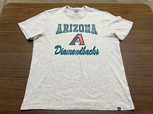 Arizona D’Backs Men’s Gray MLB Baseball T-Shirt - ‘47 Brand - XL - Picture 1 of 3