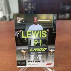 2021 Topps Now F1 Lewis Hamilton #55 First Driver To Win 100 Races Mercedes AMG - Picture 1 of 12