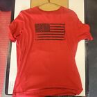 Oakley Mens Graphic Red W/ Black T Shirt Sz Med Regular Fit