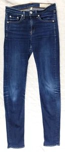 RAG & BONE Womens Size 27 Heritage Wash High Rise 5 Pocket Slim Fit Skinny Jeans - Picture 1 of 14
