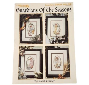 Angels Guardians Seasons Cross Stitch Pattern Book Leisure Arts 2808 Carol Emmer - Picture 1 of 8