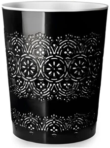 9 Ltr Flora Black Waste Rubbish Bin Toilet Office Kitchen Bin Light Weight New - Picture 1 of 11