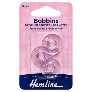 Brother Singer Bernette Plastic Bobbin Front Load & Drop In Type - 11.5mm 120.23 - Picture 1 of 1
