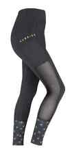 Shires Aubrion Elstree Mesh Summer Horse Riding Tights |  Black or Navy