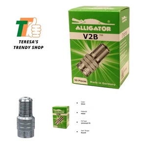 V2B 50 Pack Inflate Through Valve Stem Cap"Gator" Auto RV Semi - Picture 1 of 4
