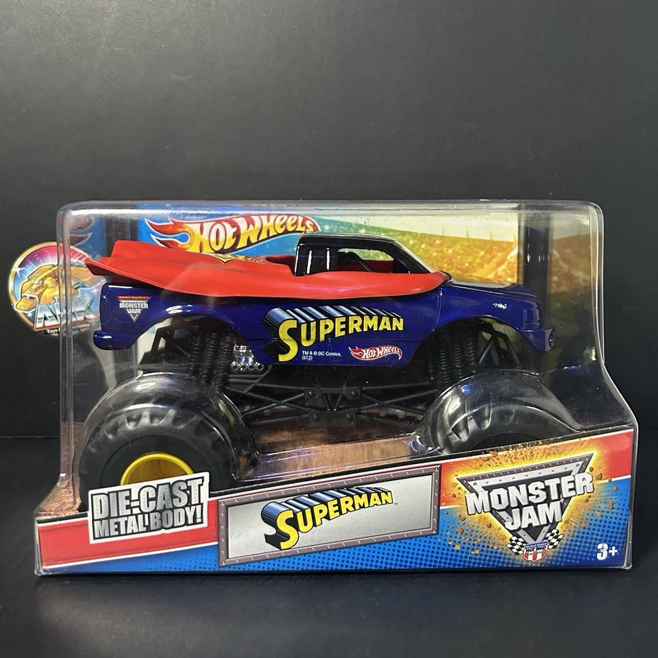 Hot Wheels Monster Jam Superman 1:24 Diecast Truck