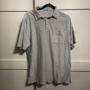 J McLaughlin Striped Collar Shirt , L , Men - Picture 1 of 5