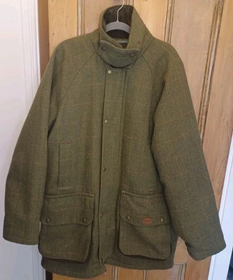 Oxford Blue Tweed Field Jacket Size XXL VGC Khaki Green. B300 - Image 1 of 4