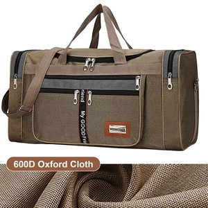 Duffle Bag 60L Gym Bag Sports Luggage BagTravel Sports Handbag in Khaki - Picture 1 of 10