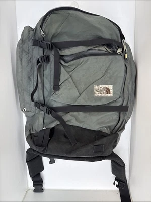 Mochila de Senderismo Etiqueta Marrón The North Face De Colección Años 70 Mochila de Día Gris Jaula de Metal Foto 1 de 4
