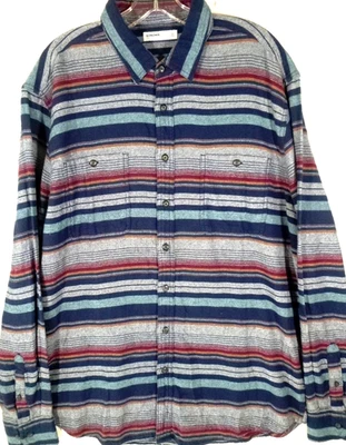 Sonoma-Camisa de franela con botones de manga larga para hombre-XL extra grande-suave 100 % algodón Foto 1 de 4