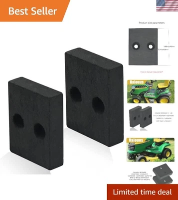 Paquete de 2 pastillas de freno de cubierta trasera duraderas para modelos MTD Cub Cadet y Troy-Bilt Foto 1 de 4