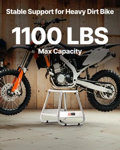 Dirt Bike Stand 1100 lbs Load Capacity Dirtbike Pit Stand for Moto Maintainence - Picture 1 of 10