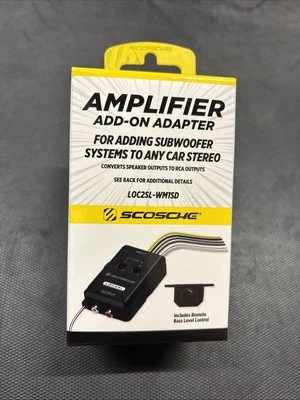 Amplificador de audio estéreo de 2 canales Scosche LOC2SL-WM1SD adaptador adicional Foto 1 de 3