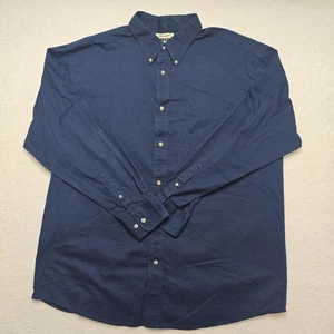 Wrangler Riata Men’s Long Sleeve Shirt Blue Size XXL 100% Cotton Western Classic - Picture 1 of 16