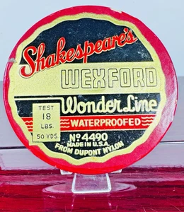 Vintage Shakespeare Wexford Wonder Line No 4490 18lb 50yds Dupont Nylon - Picture 1 of 3