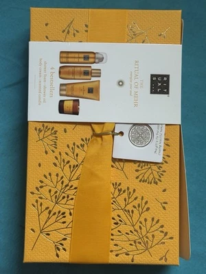 Rituals THE RITUAL OF MEHR GIFT Set Duschgel Lotion Peeling Kerze Orange Zeder - Bild 1 von 3