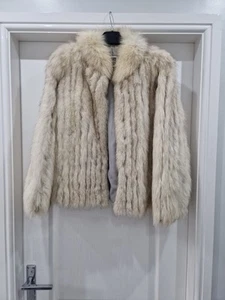 Saga Fox Vintage Real Fur Coach Coat - Picture 1 of 11