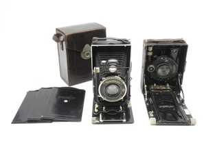 2x Voigtländer Bergheil / Avus cámara de placa - Imagen 1 de 23