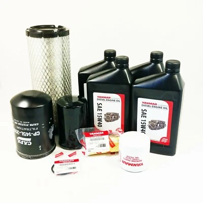 Kit de mantenimiento Yanmar OEM KIT-SA001 para tractor subcompacto SA221 SA324 SA424 Foto 1 de 2