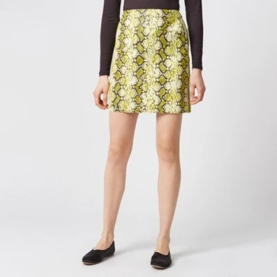 WAREHOUSE Faux Leather Snake Skirt 8/10/14 RRP £39 - Image 1 of 4