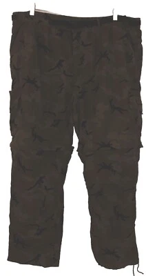 Guide Gear Nylon Camo Cargo Pants Convertible To Shorts W 46 L 30 Foto 1 de 4