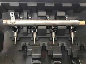 New Upgraded COBALT HHR SOLSTICE SKY 2.0L TURBO FUEL RAIL & Injectors Set Of 4 - Picture 1 of 3