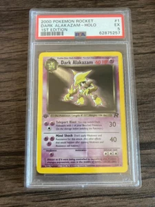 Pokemon Dark Alakazam - 1/82 - Team Rocket - Holo - PSA 5 - Picture 1 of 2