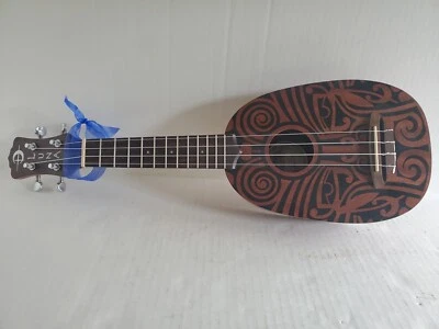 Luna Uke Tribal Pineapple - Mahogany Ukulele *NICE* - Image 1 of 4