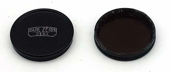 CONTAX Carl Zeiss Jena lens FRONT PROTECTIVE CAP black 42mm diameter Vintage - Image 1 of 1