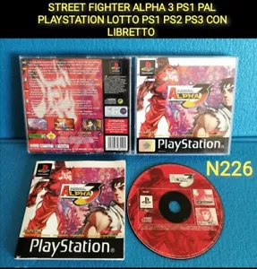 STREET FIGHTER ALPHA 3 RARO PS1 PAL PLAYSTATION LOTTO PS1 PS2 PS3 CON LIBRETTO - Foto 1 di 3