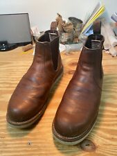 Red Wing Heritage Classic Chelsea Amber Harness Leather Boots Size 9 E2 3190 