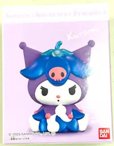 Sanrio Characters Friends 3 BANDAI Collection Toy /8. Kuromi / Mascot New - Picture 1 of 17