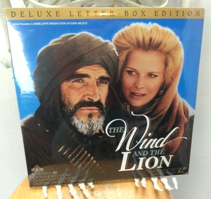 THE WIND AND THE LION - LASERDISC - Deluxe Letterbox - Sean Connery - Picture 1 of 3