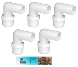 Green Leaf CBEL3410BG1 3/4'' MPT x 1'' Dia. Barb Nylon Elbow (5-PACK) - Picture 1 of 1