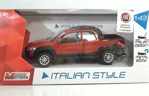 FIAT STRADA PICK UP Palio 1/43 MONDO MOTORS ITALIAN COLLECTION metal - Foto 1 di 1