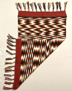 Weihnachten 24" x 35" Handarbeit in USA Baby Decke gehäkelt stricken mehrfarbig - Bild 1 von 9